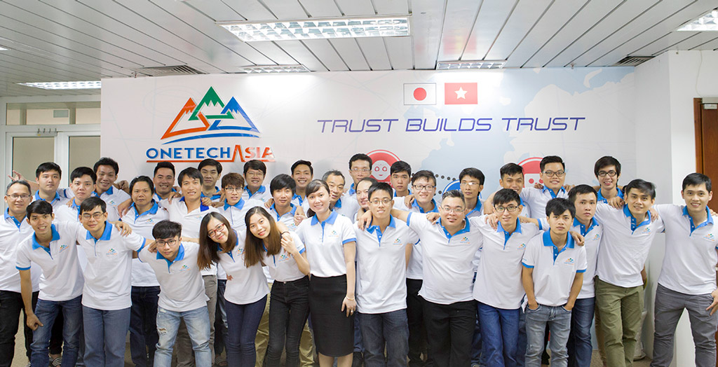 Đội ngũ phát triển trẻ tài năng của Công ty OneTech Asia