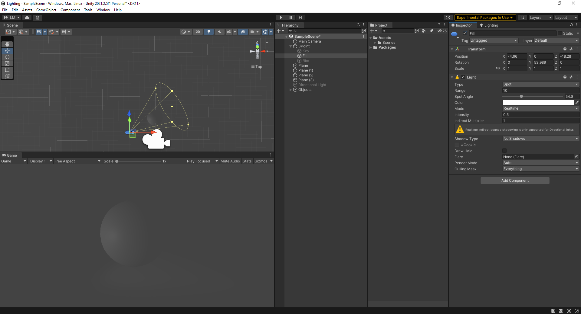 Kỹ thuật chiếu sáng 3 điểm trong Unity ONETECH Blogs
