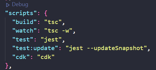 Package.jsonファイルを開いて「scripts」のコマンド一覧に「”test:update”:”jest --updateSnapshot”」行を追加いただければと思います。