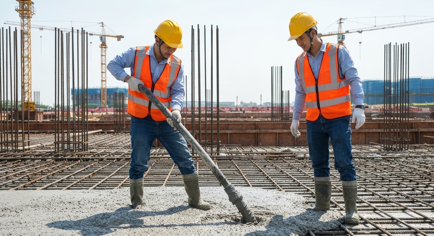 建設用バイブレーターとは？役割と仕組み