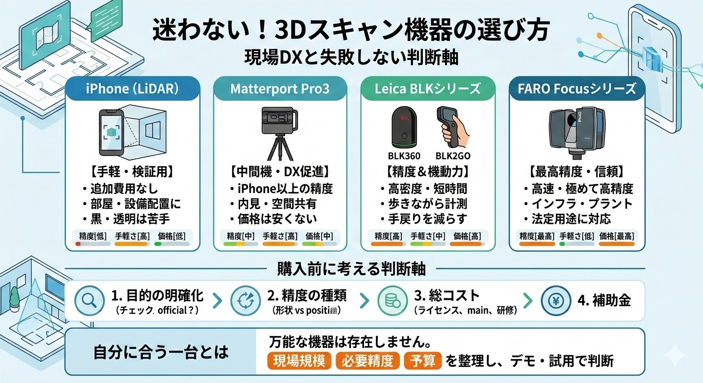点群測量の導入前に知っておくべきリスクと費用