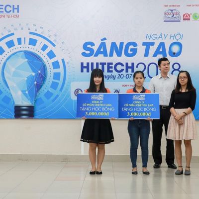 ONETECH ASIA trao học bổng trong Ngày hội Sáng tạo HUTECH 2018