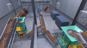 Mô phỏng hoạt động nhà máy nghiền gỗ VR (thực tế ảo)