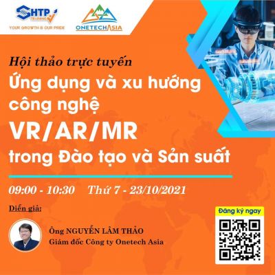 OneTech Asia - Hợp tác cùng SHTP phát triển sản phẩm và hội thảo về VR/AR/MR ⭐