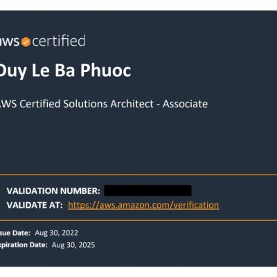 ONETECH ASIA - AWS Certified Solutions Architect - Associate 2022 🎉