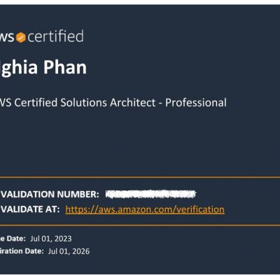 ONETECH ASIA - AWS Certified Solutions Architect - Professional 2023